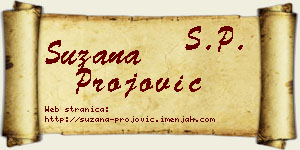 Suzana Projović vizit kartica